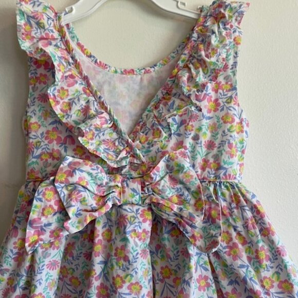 TOMMY BAHAMA Back Bow Sleeveless Lined Floral Sundress 2T - Picture 6 of 13